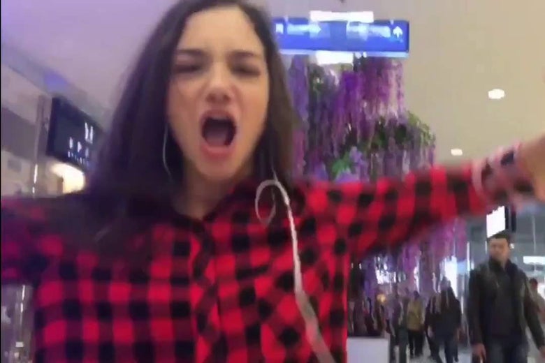 Russia's Evgenia Medvedeva: best figure skater in the world, best mall dancer in the universe.